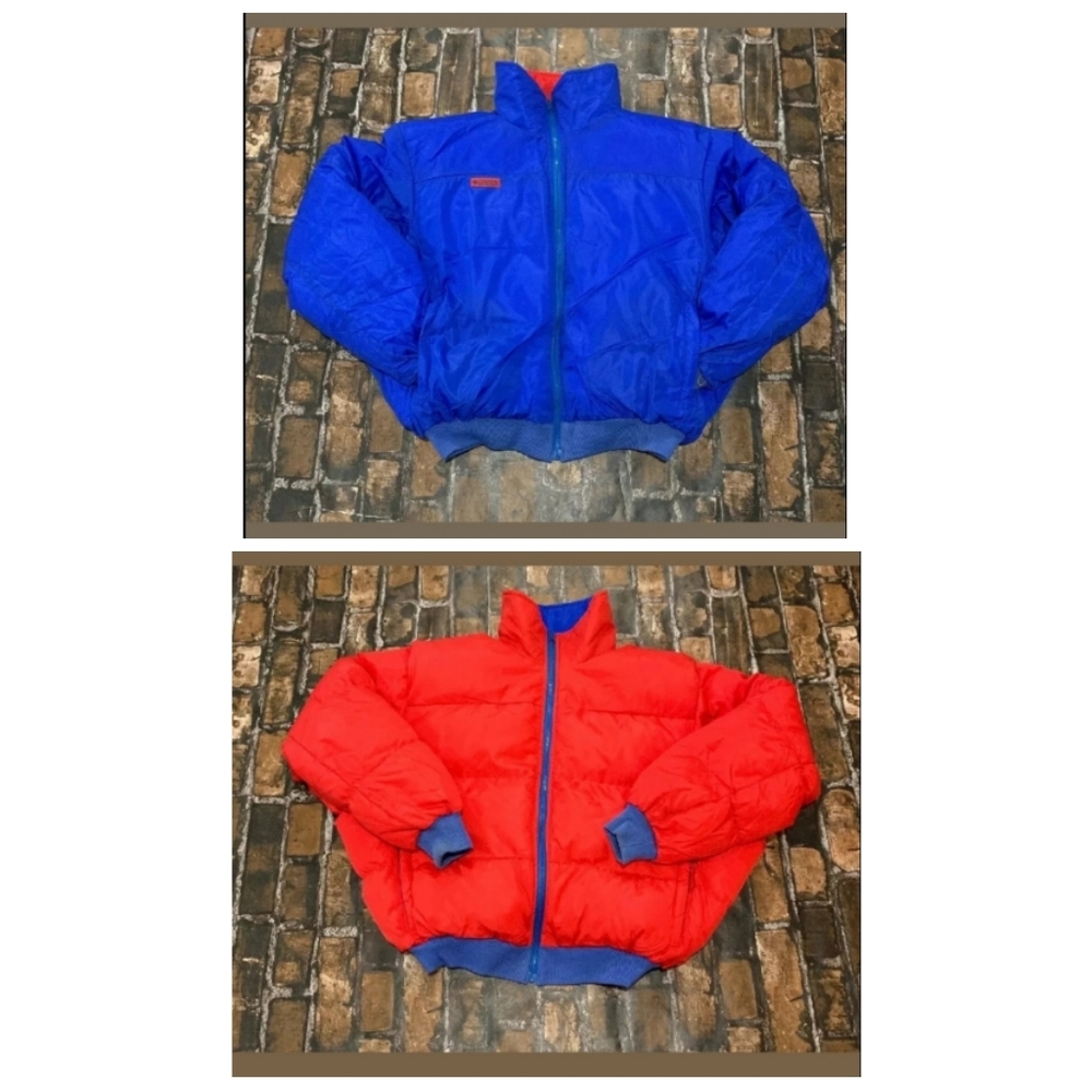 Columbia Sportswear reversible down puffer jacket
